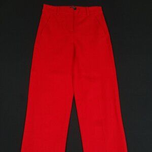 J.CREW KALLIE PANT WOMENS RED PANTS SIZE 00 - L400